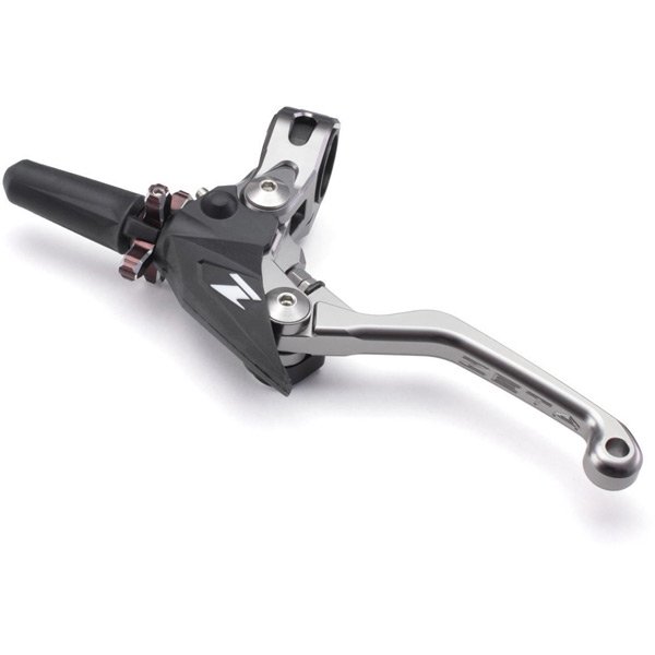 Zeta Complete pivot clutch lever perch set 4 finger Ti-colour / red