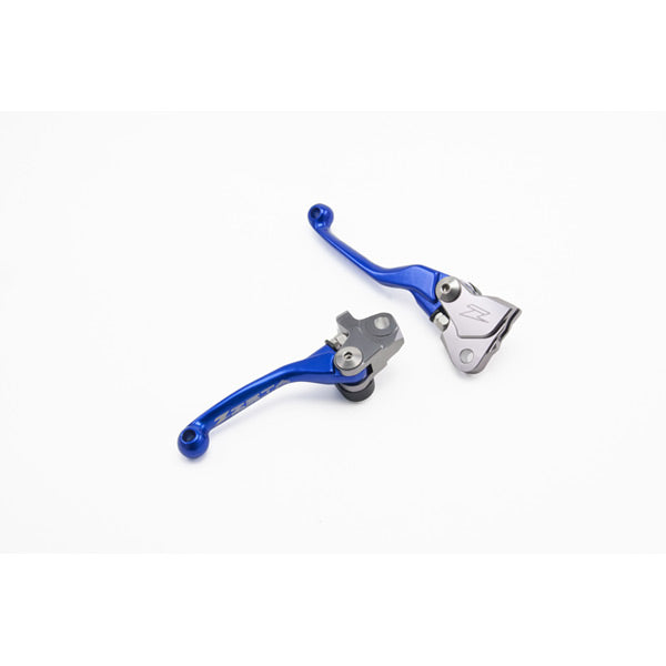Zeta Pivot brake/clutch lever set YZF250/450 09-22 YZ125/250 15-22 blue
