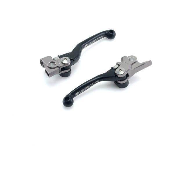 Zeta Pivot brake/clutch lever set KTM/Husqvarna TE/FE 14-16 FC 14-15 Black