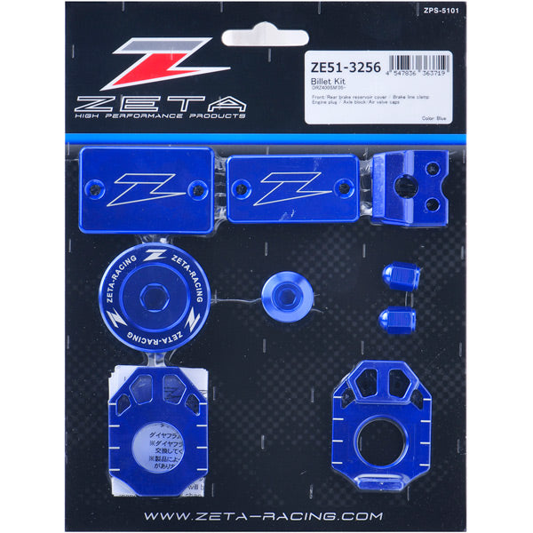 Zeta Billet Kit Blue DRZ400 SM 05-19