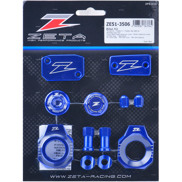 Zeta Billet Kit Blue TC 16-21 FC 16-22