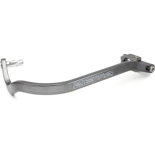 Zeta Armor Hand Guard Bend for 26.8mm bar inc mount kit Titanium