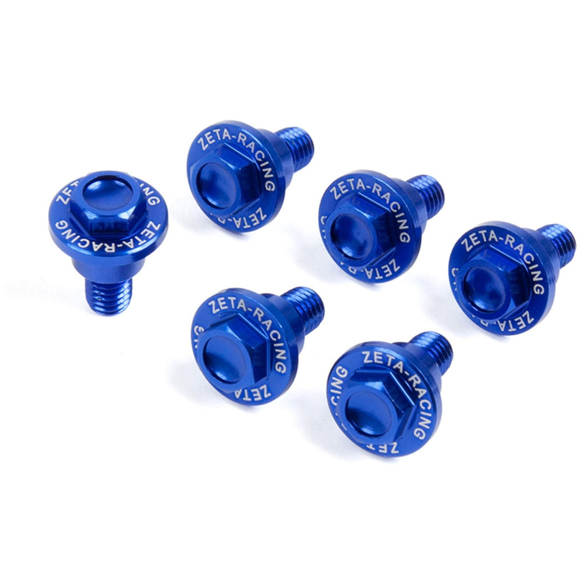 Zeta  Fork Guard Bolt Set 6pcs.Yamaha-1Bl