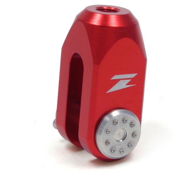 Zeta Rear brake clevis KX/RM/DRZ400 red