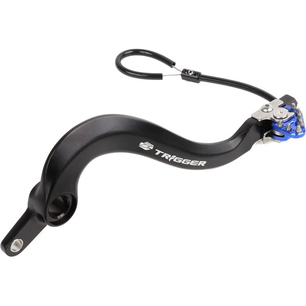 Zeta Trigger Rear Brake Pedal Lever YZF450 10-22 WRF450 12-22 blue