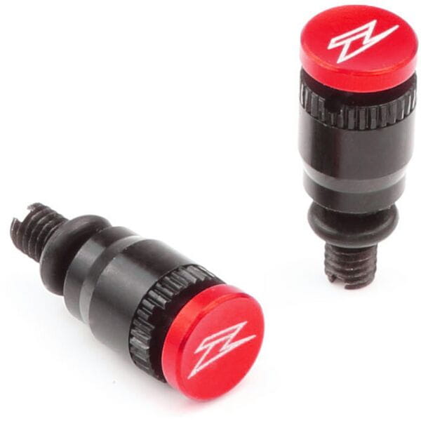 Zeta Fork Top Bleeder S-Type WP Red 2pcs