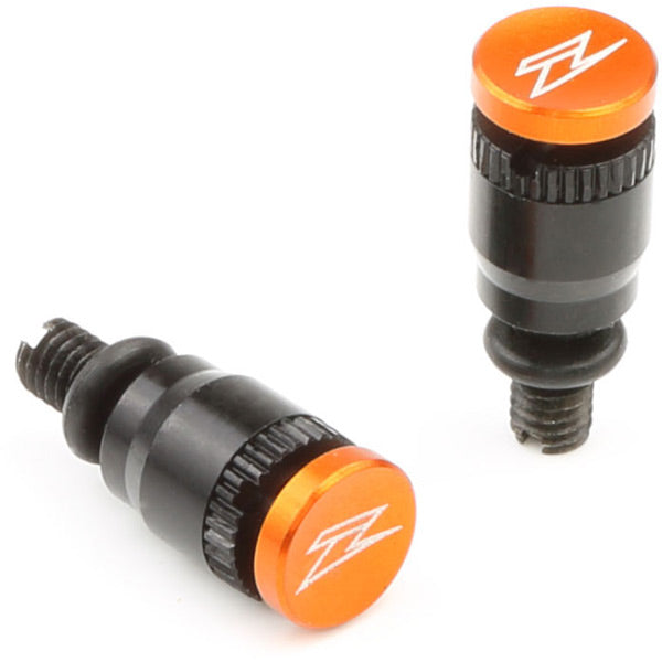 Zeta Fork Top Bleeder S-Type WP Orange 07-15 2pcs