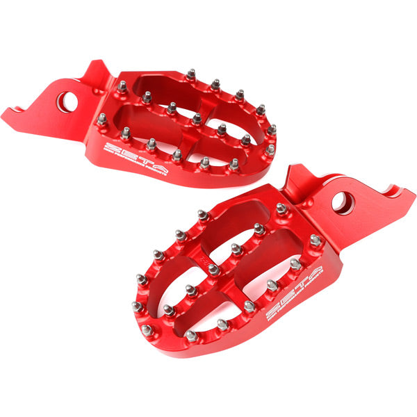 Zeta Aluminum FootPegs CRF/CR all CRF250L/M Red