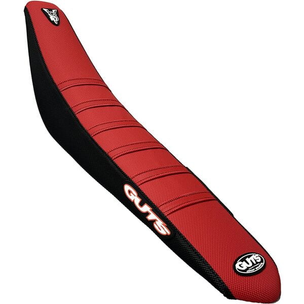 Guts Racing Ribbed Cover black side with red top Honda CRF250 22-25CRF450 21-25