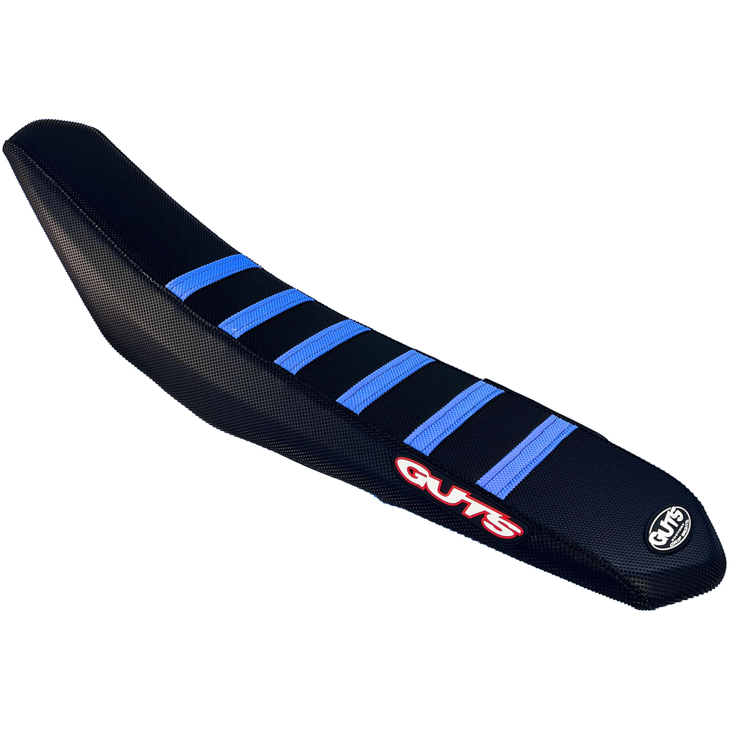 GUTS Racing Surron Ultra Bee Ribbed cover black with blue ribs - Blue - One size
