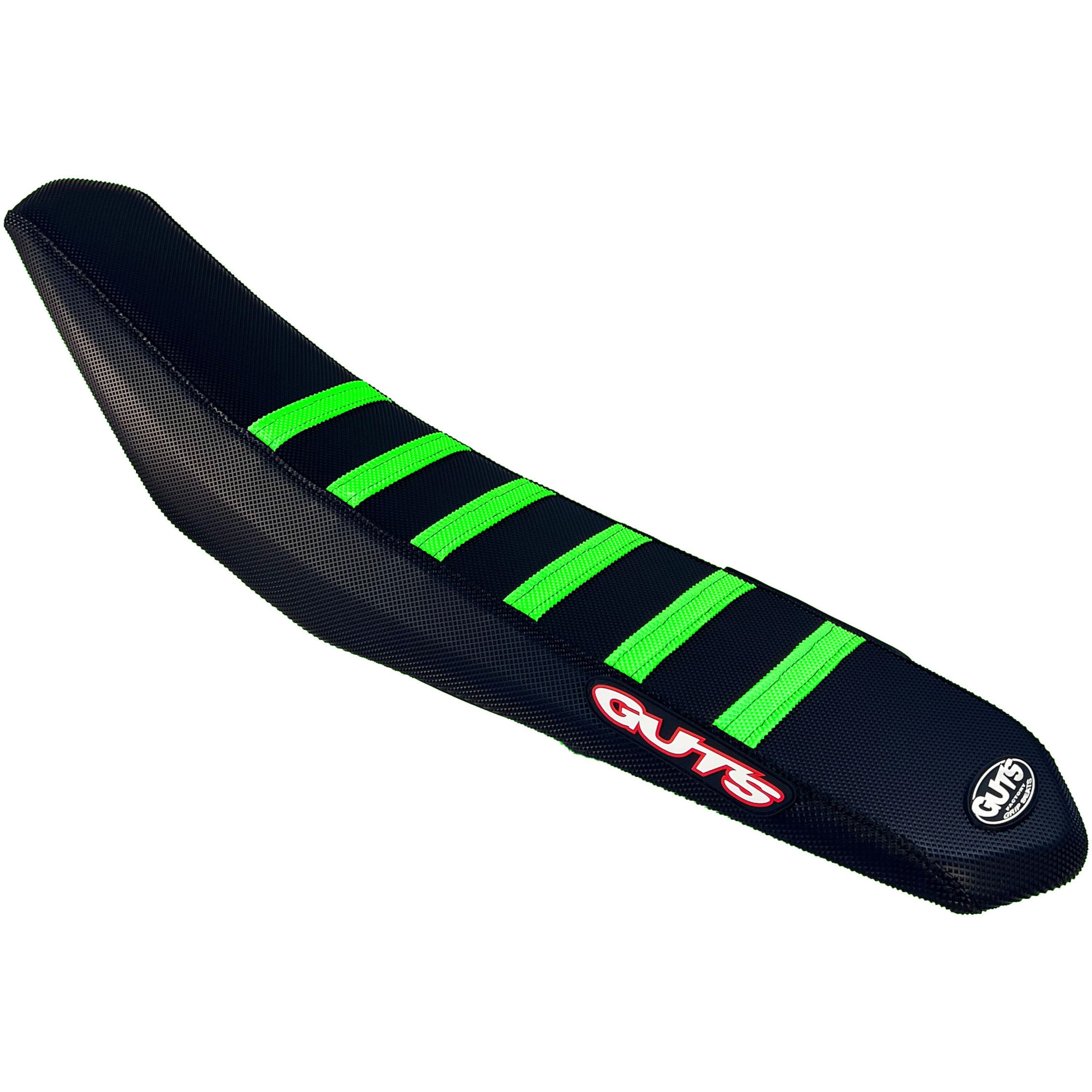 GUTS Racing Surron Ultra Bee Ribbed cover black with green ribs - Green - One size