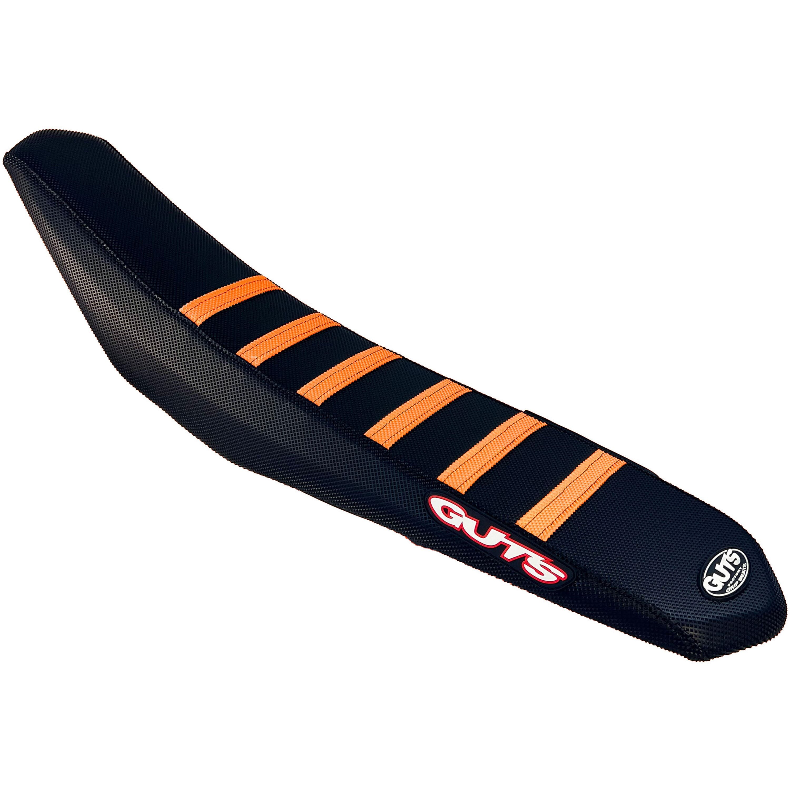 GUTS Racing Surron Ultra Bee Ribbed cover black with orange ribs - Orange - One size