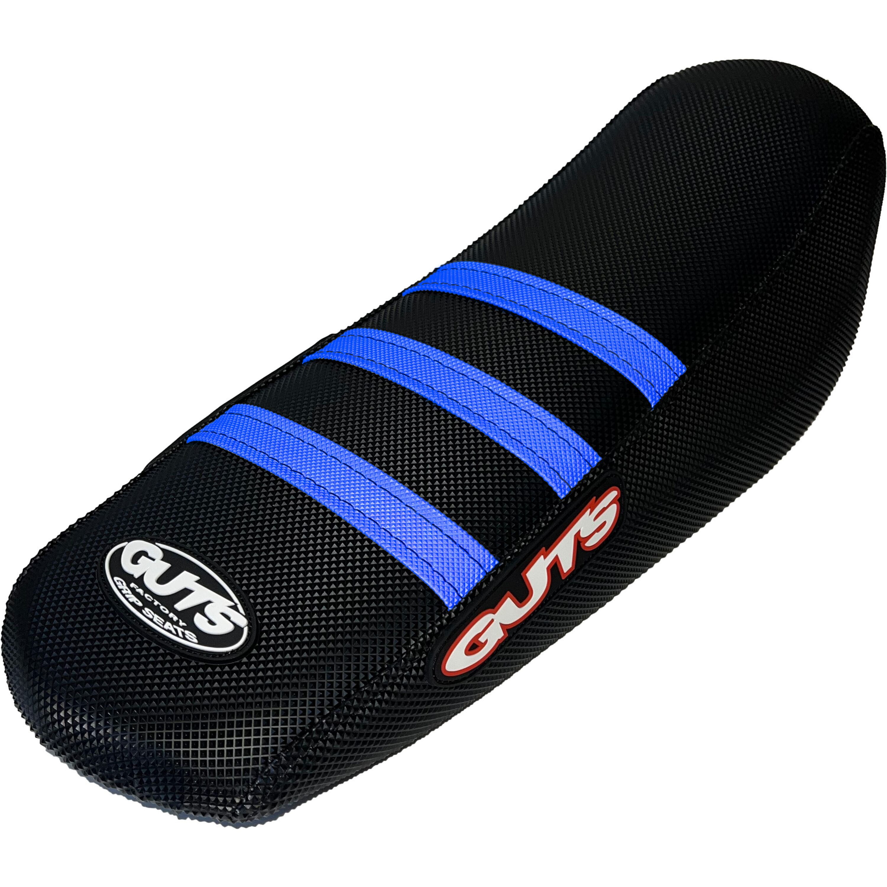 GUTS Racing Surron Complete Seat Black Blue ribs - Blue - One size