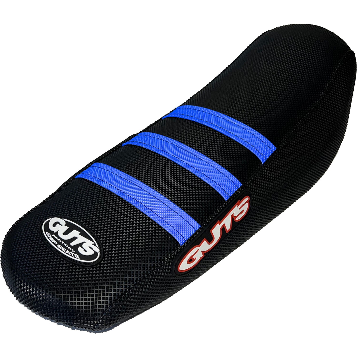 GUTS Racing Surron Complete Seat Black Blue ribs - Blue - One size