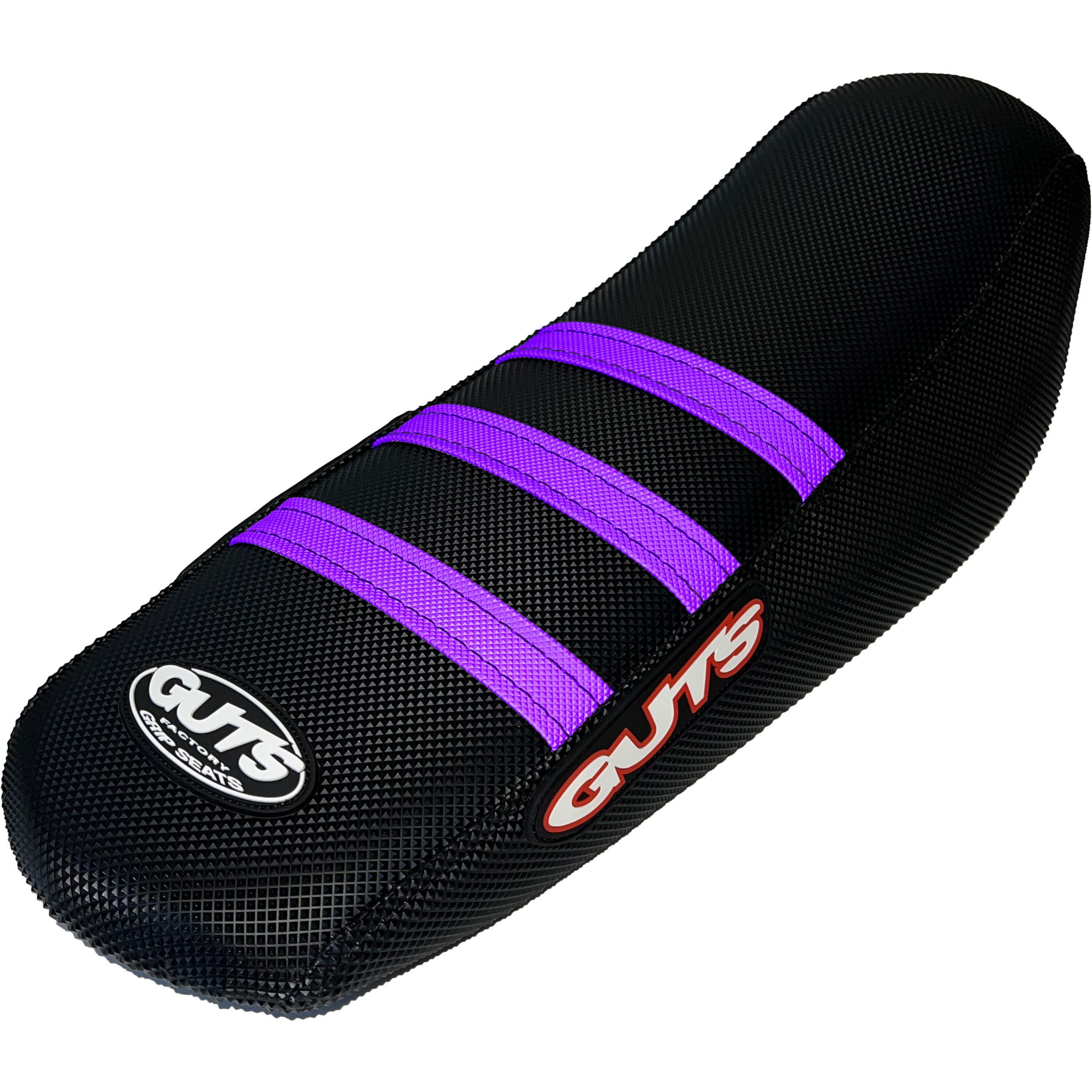 GUTS Racing Surron Complete Seat Black Purple ribs - Purple - One size