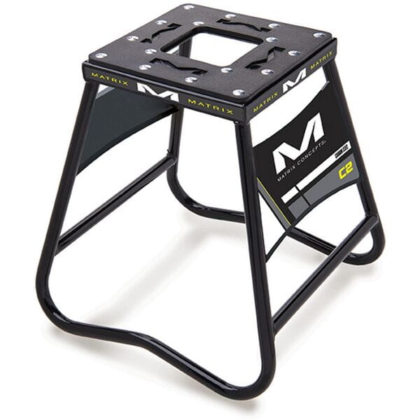 Matrix Concepts C2 Steel Stand with sponsor board Black