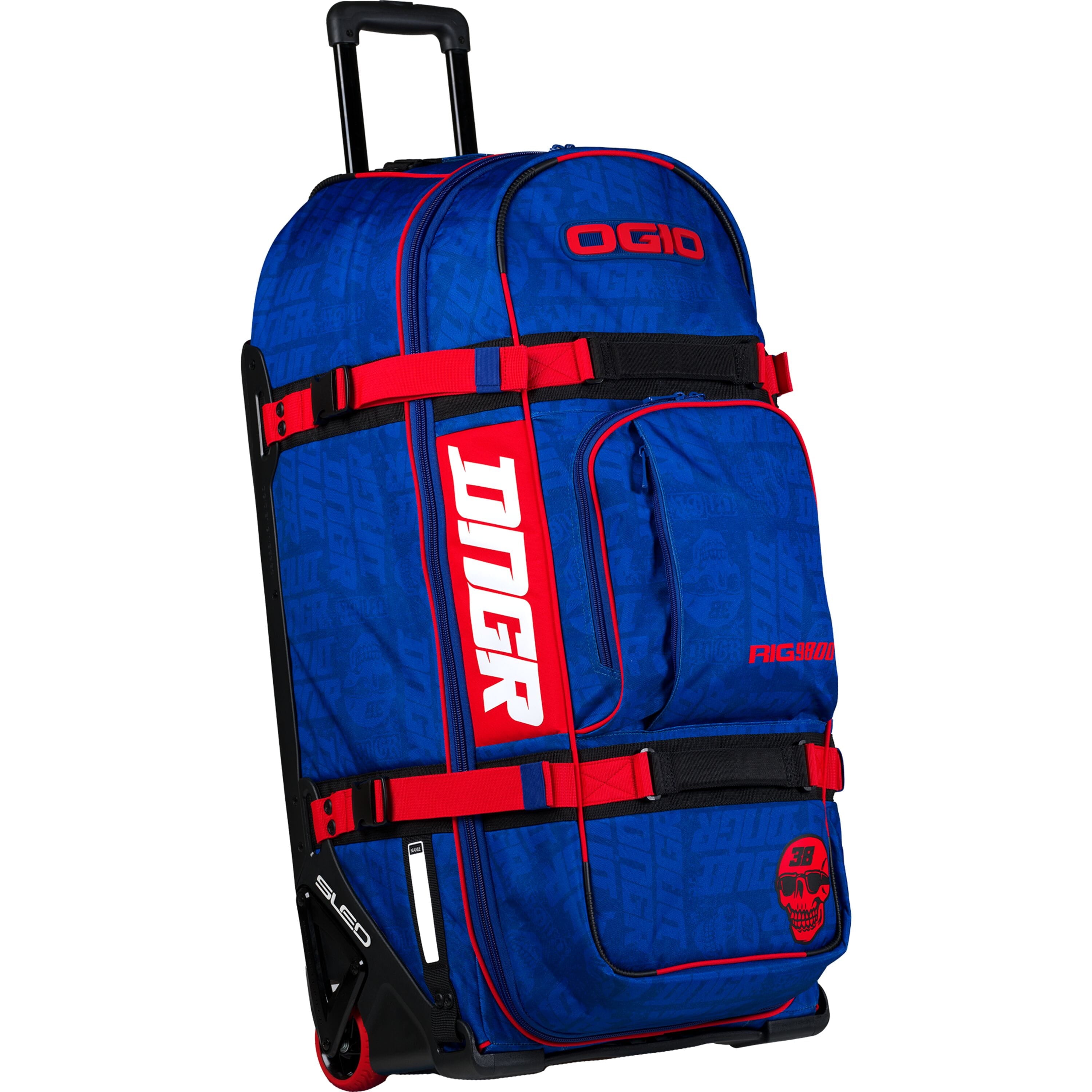 OGIO Rig 9800 Danger Boy LE Blue/Red - Yellow - 123 litres