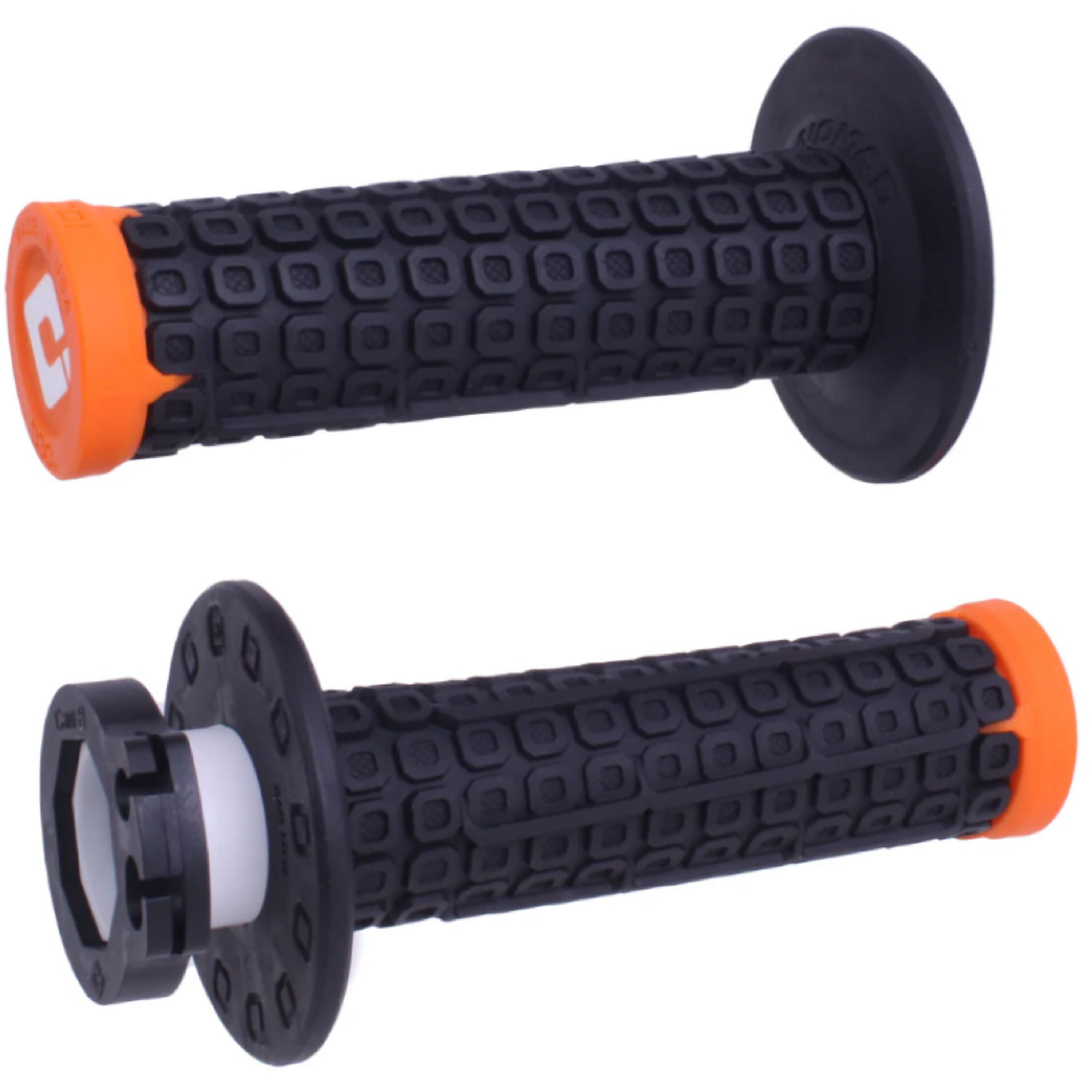 ODI NOMAD D30 Lock On V2 Grip Black/Orange - Black - One size