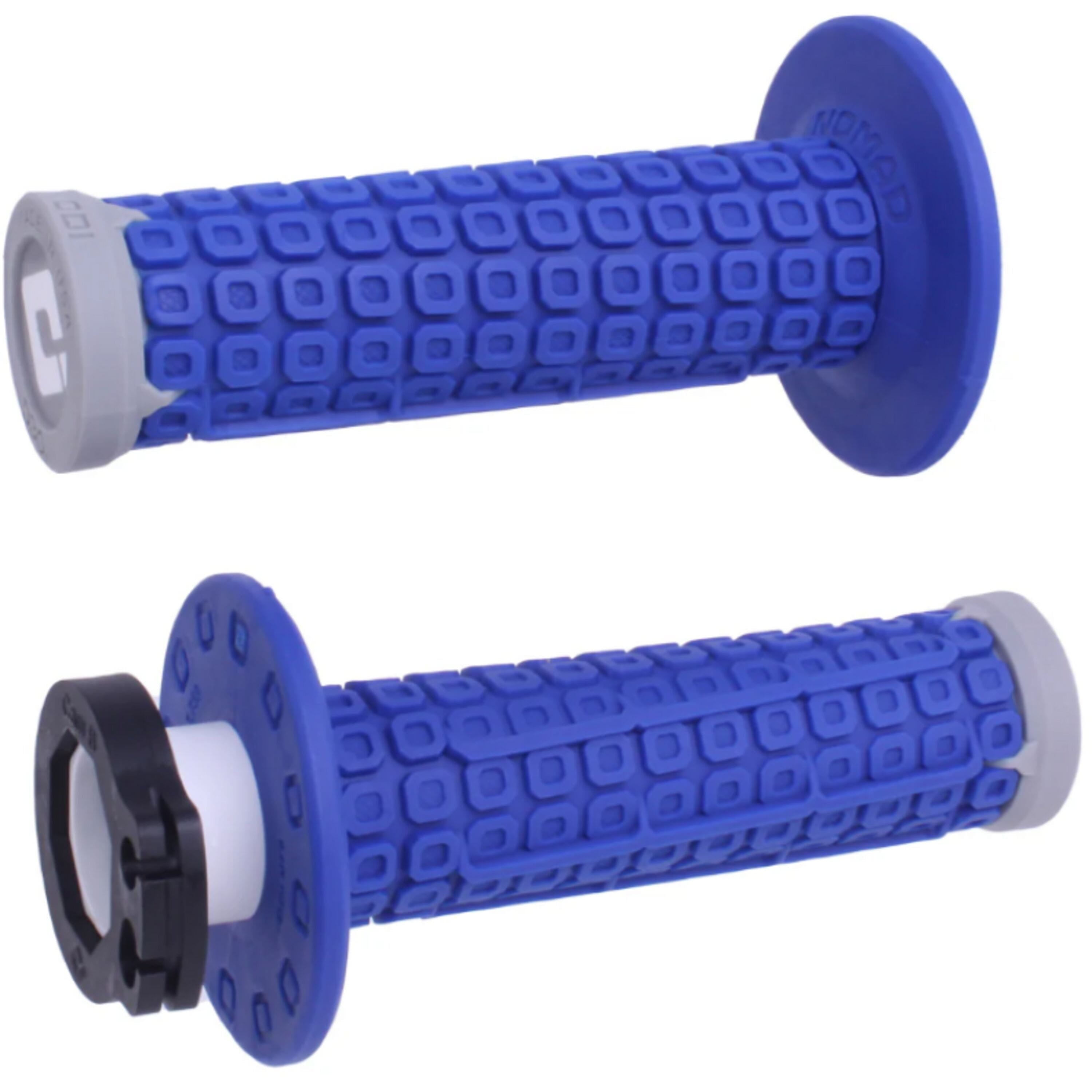 ODI NOMAD D30 Lock On V2 Grip Blue/Grey - Blue - One size