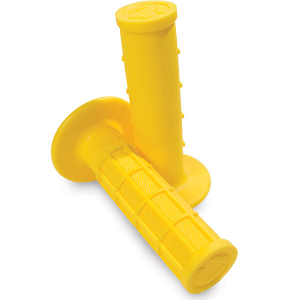 ODI Ruffian Half-Waffle Grips Flo-Yellow