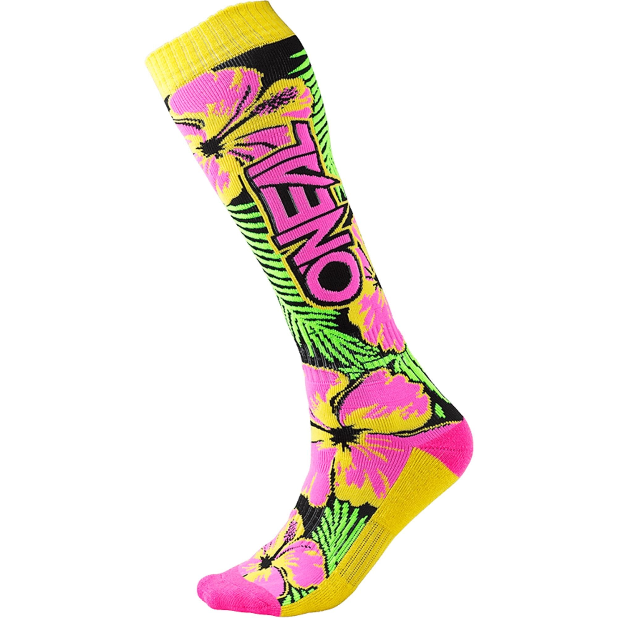 O'NEAL PRO MX Sock ISLAND pink/green/yellow (One Size)