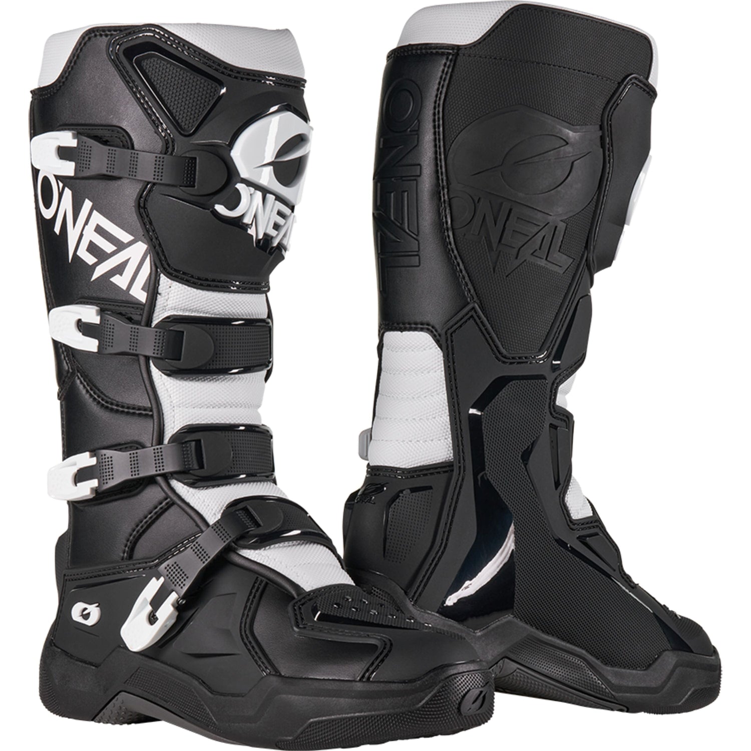 Oneal 3SRS Boot MX black/white 9.5/44 - Black - 10.5