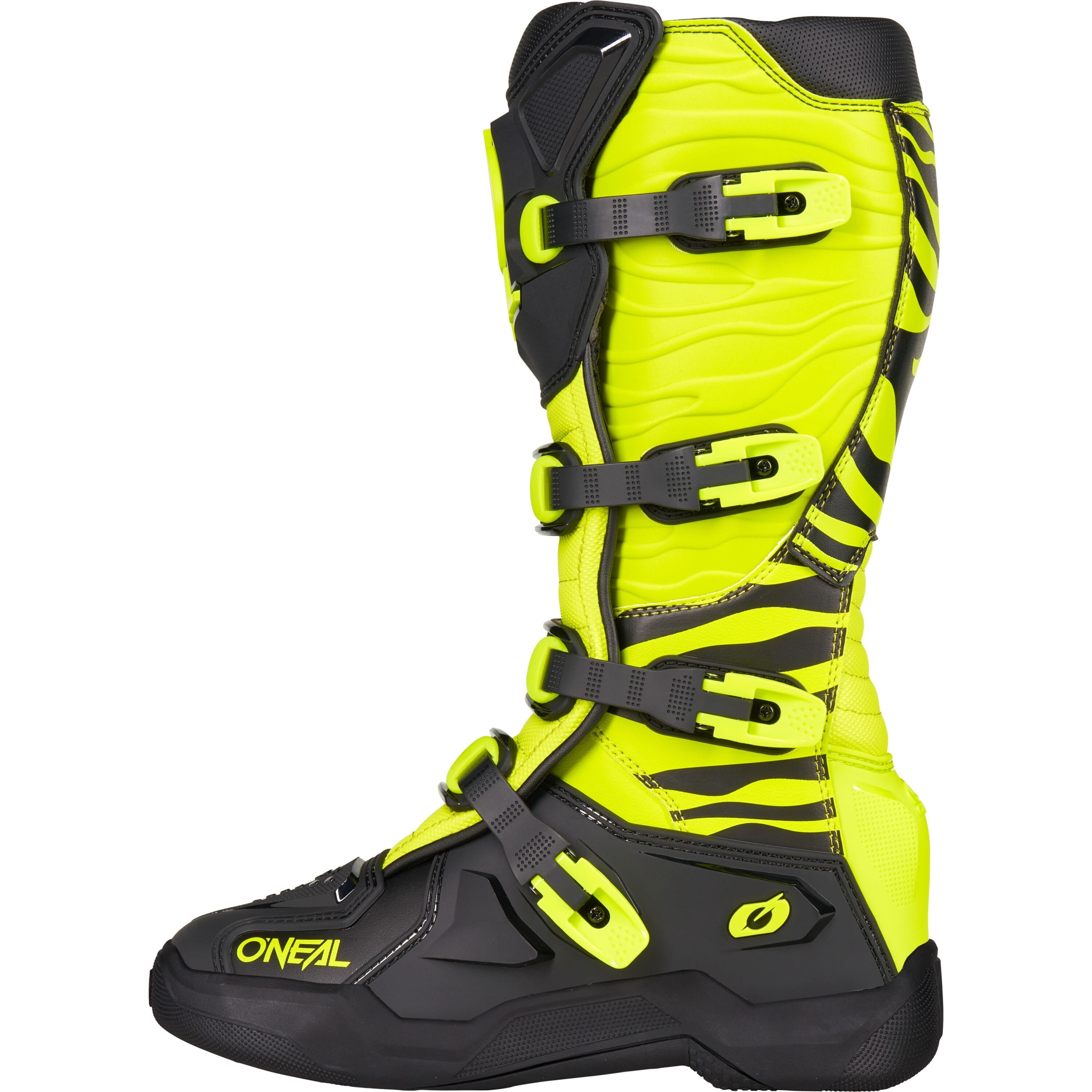 Oneal 3SRS Boot MX black/neon yellow 9.5/44 - Yellow - 44