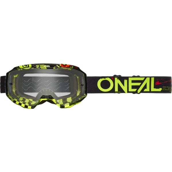 Oneal B-10 ATTACK bk/yw - clear