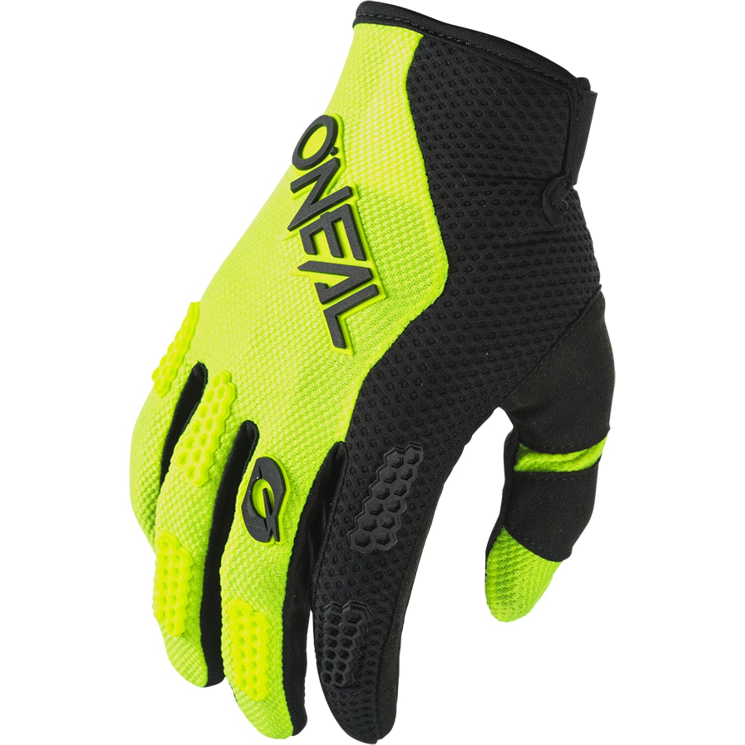 Oneal ELEMENT Youth Glove RACEWEAR Black/Neon Yellow XL/7 - Black - X-Large