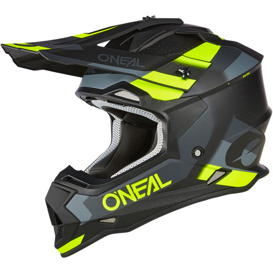 ONEAL 2SRS Helmet SPYDE V.23 black/gray/neon yellow
