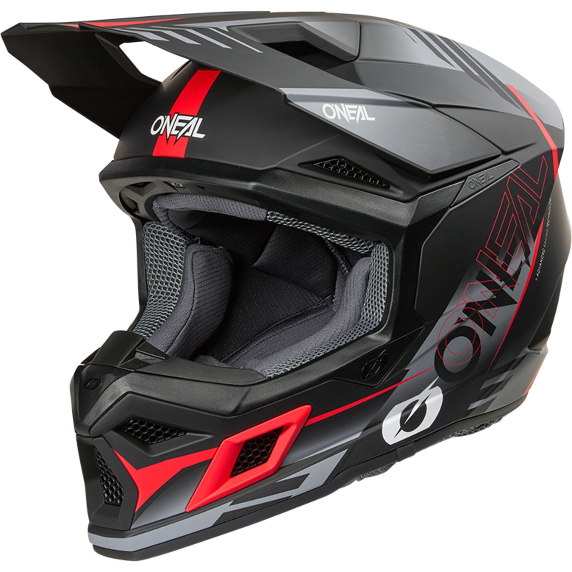 O'neal 3SRS Helmet HAZE black/gray/red XL (61/62 cm)
