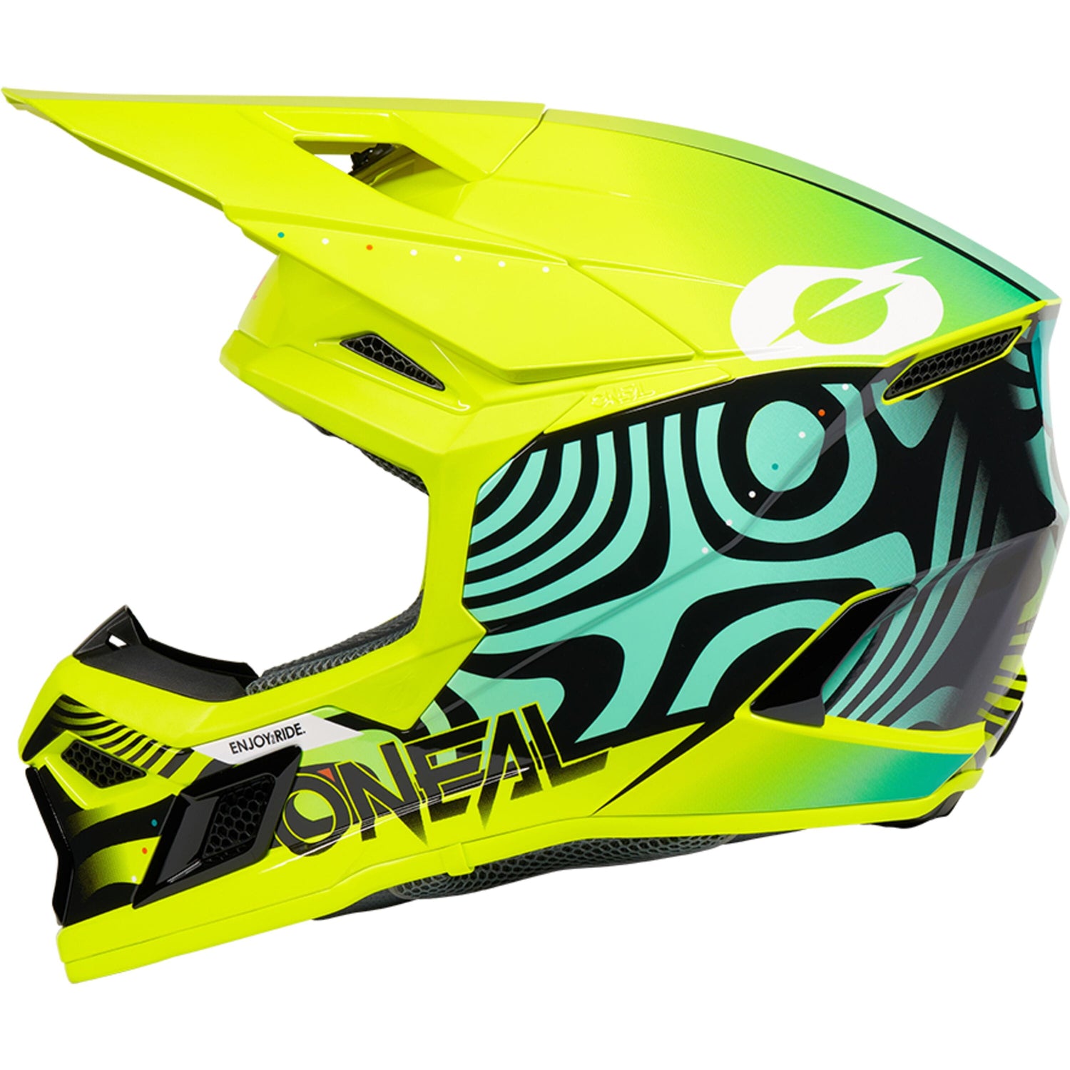 Oneal 3SRS Youth Helmet NOVA V.27 neon yellow/red XL (55/56) - Yellow - X-Large
