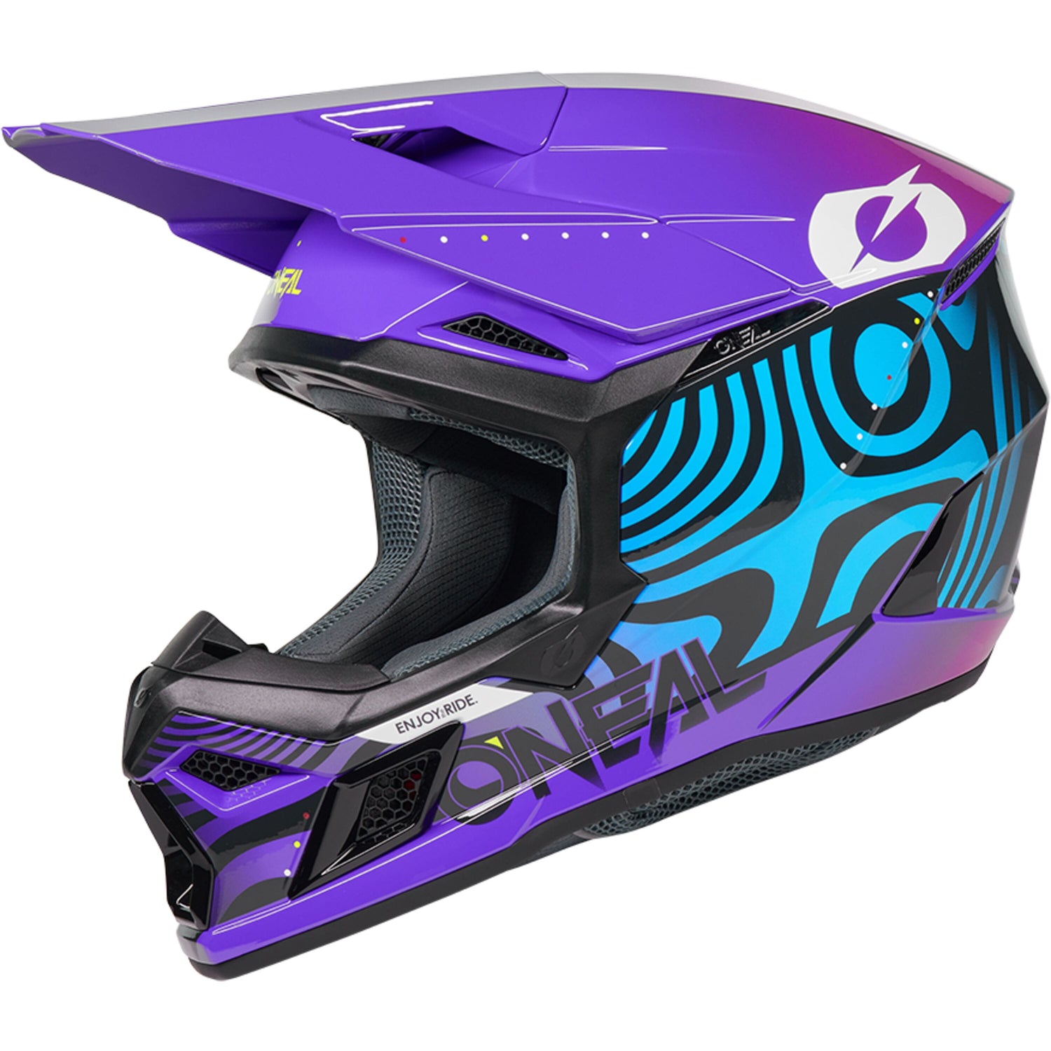 Oneal 3SRS Helmet NOVA Purple XL (61/62) - Purple - X-Large