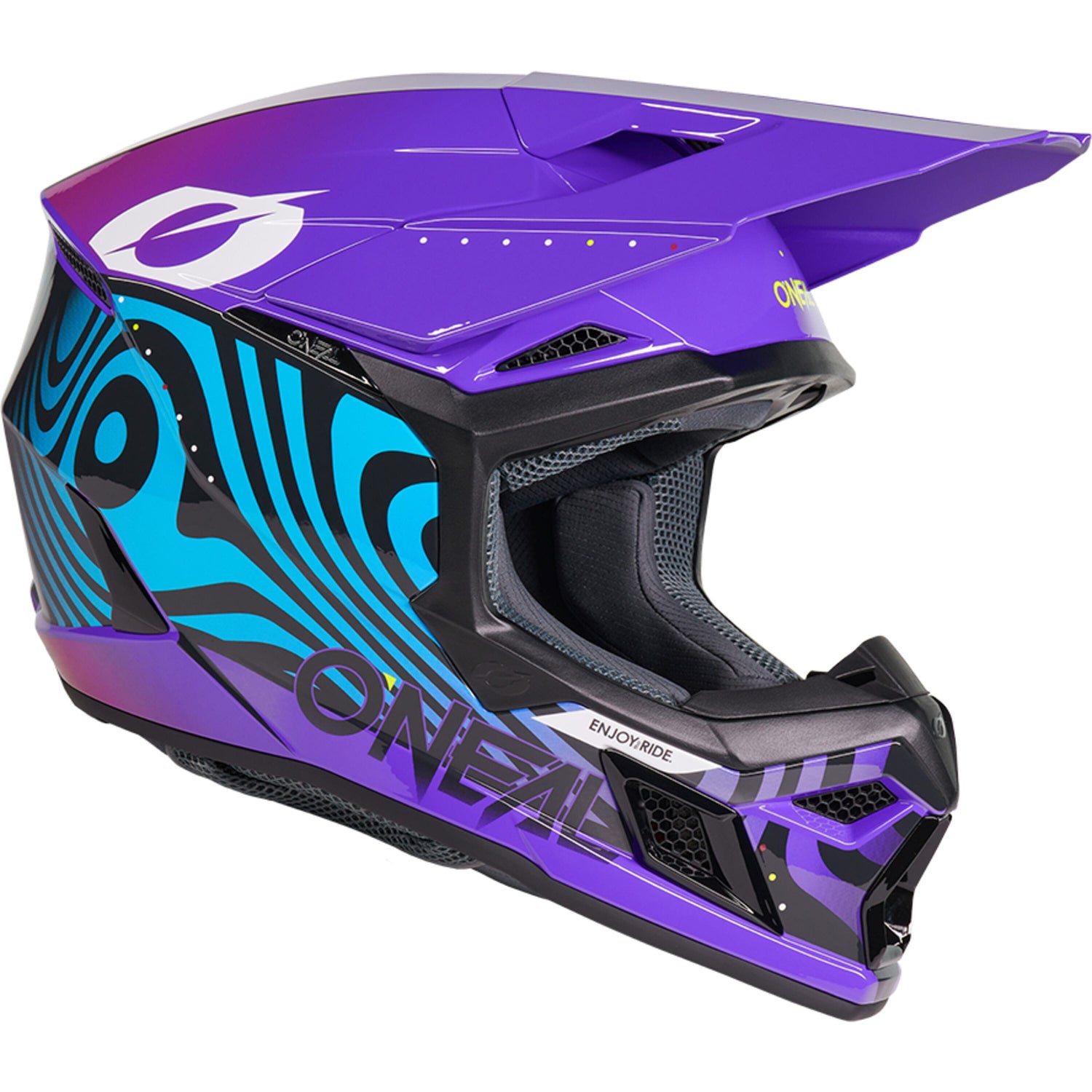 Oneal 3SRS Helmet NOVA Purple XL (61/62) - Purple - X-Large