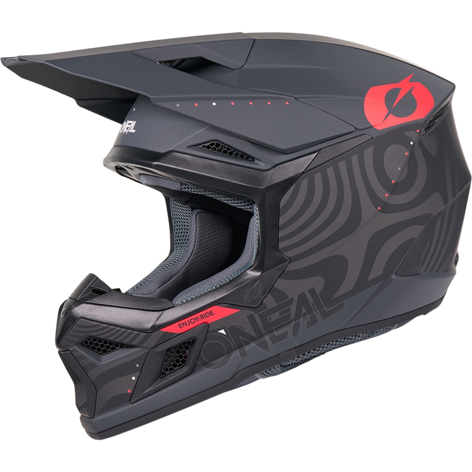 Oneal 3SRS Helmet NOVA Black XL (61/62) - Black - X-Large