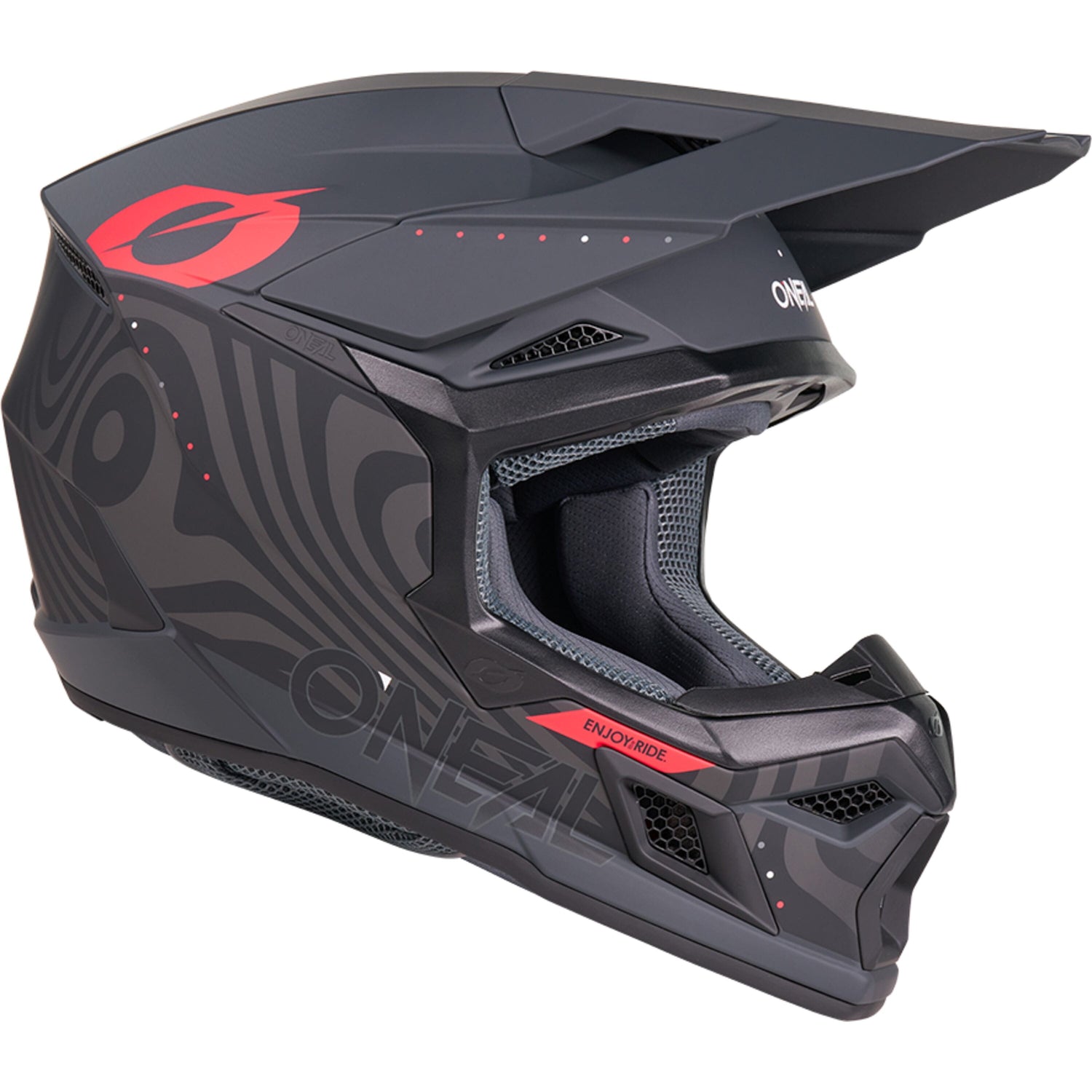 Oneal 3SRS Helmet NOVA Black XL (61/62) - Black - X-Large