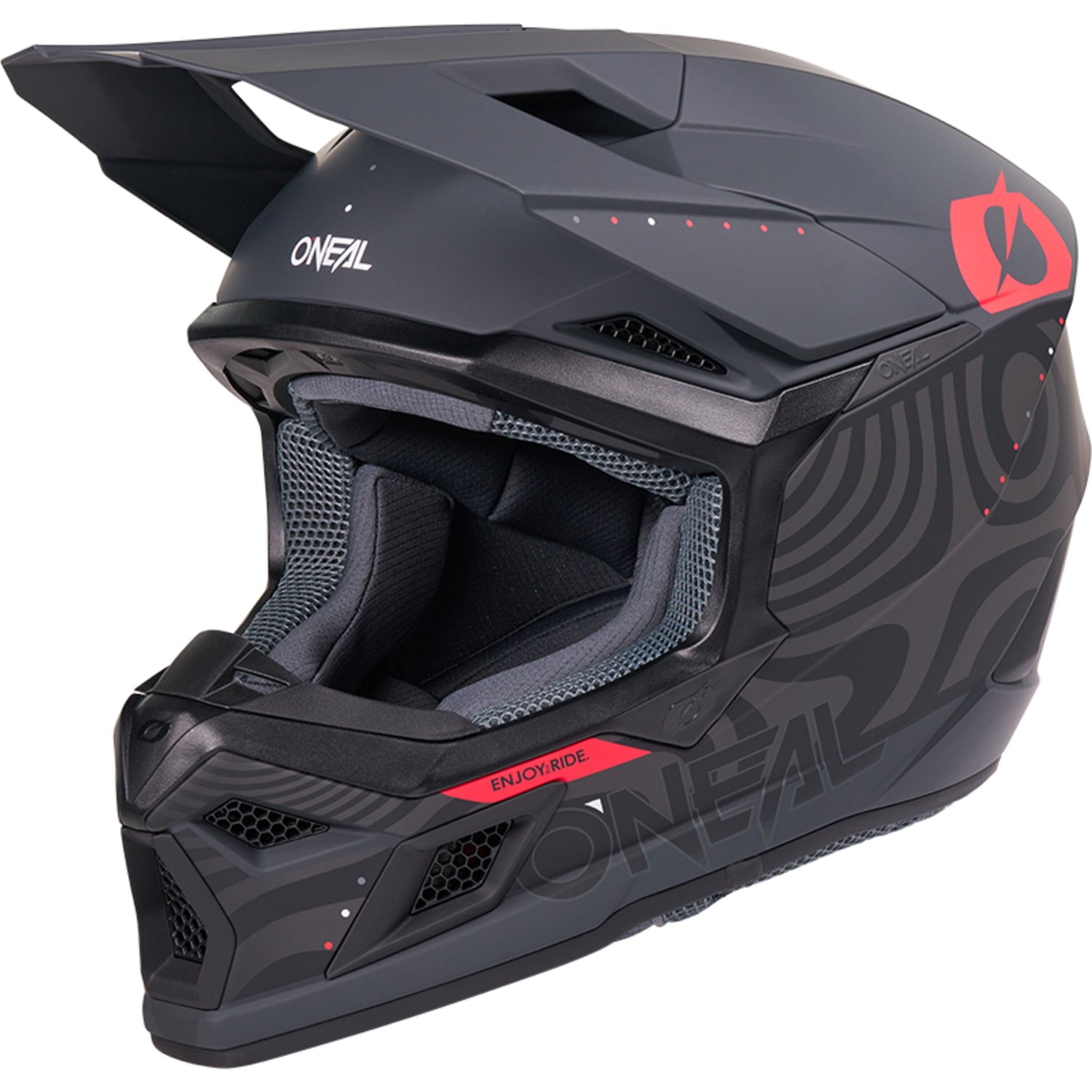 Oneal 3SRS Helmet NOVA Black XL (61/62) - Black - X-Large