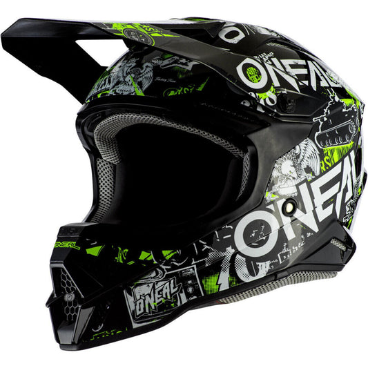ONEAL 3SRS Helmet Attack black/yellow