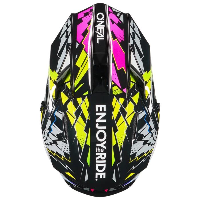 Oneal 1SRS Youth Helmet STIXX Black/multi XL (51/52) - Black - X-Large