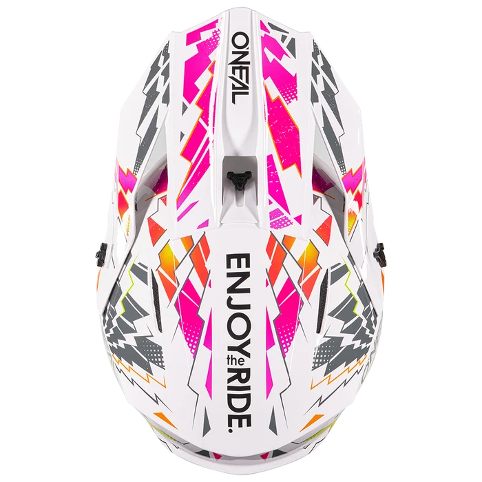 Oneal 1SRS Youth Helmet STIXX White/multi XL (51/52) - White - X-Large