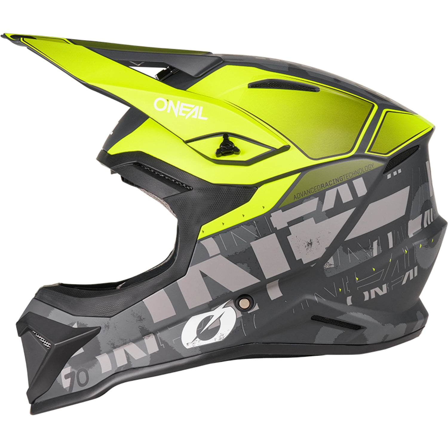 Oneal 1SRS Helmet VOLTIXX Black/Neon Yellow XL (61/62) - Black - X-Large