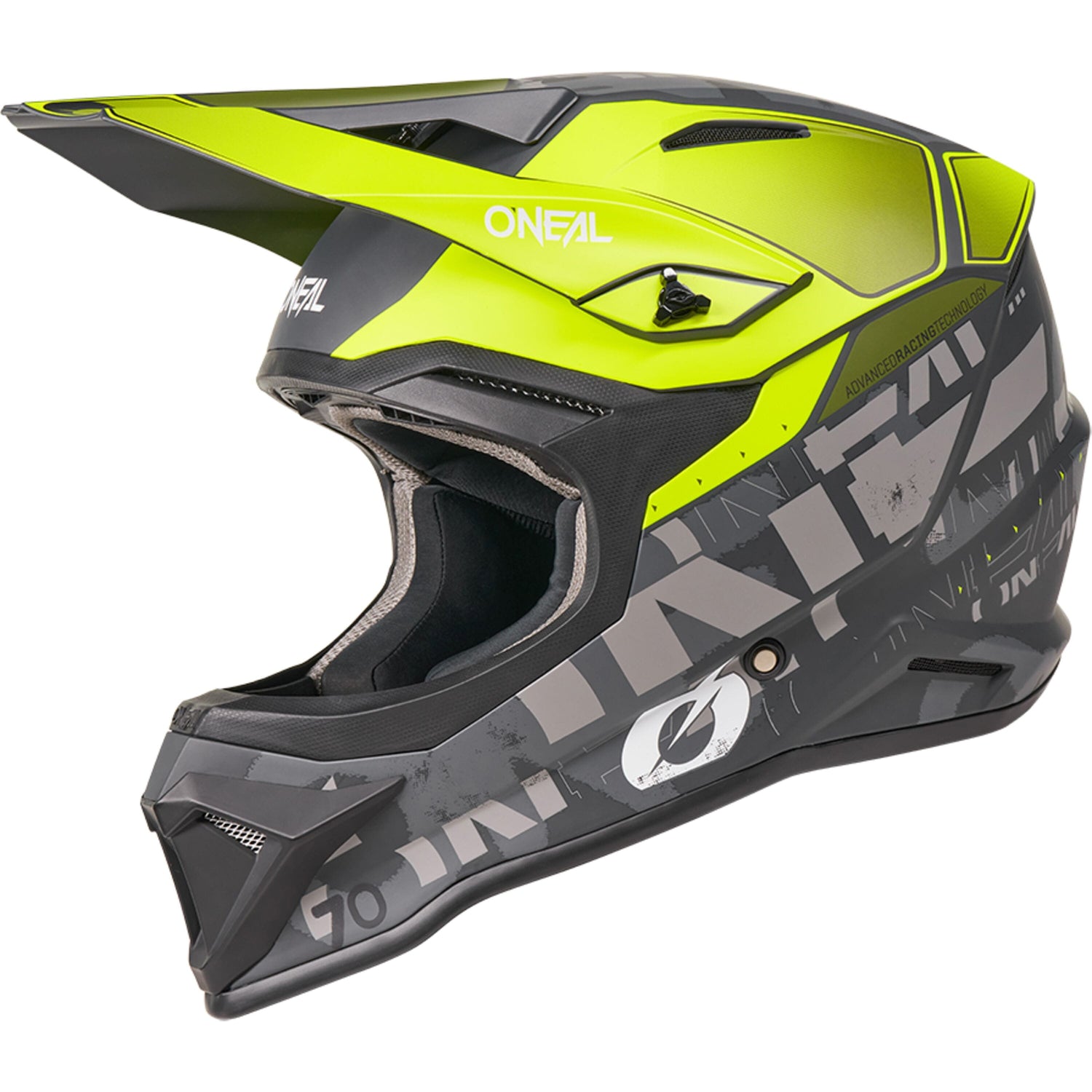 Oneal 1SRS Helmet VOLTIXX Black/Neon Yellow XL (61/62) - Black - X-Large