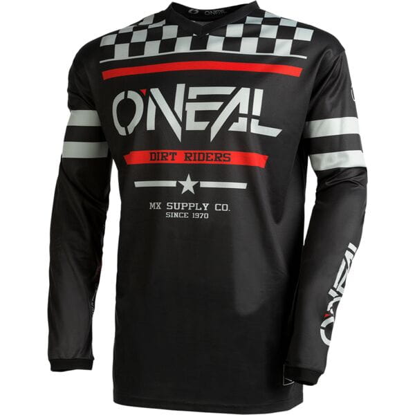 O'NEAL ELEMENT Youth Jersey SQUADRON V.22 black/gray XL
