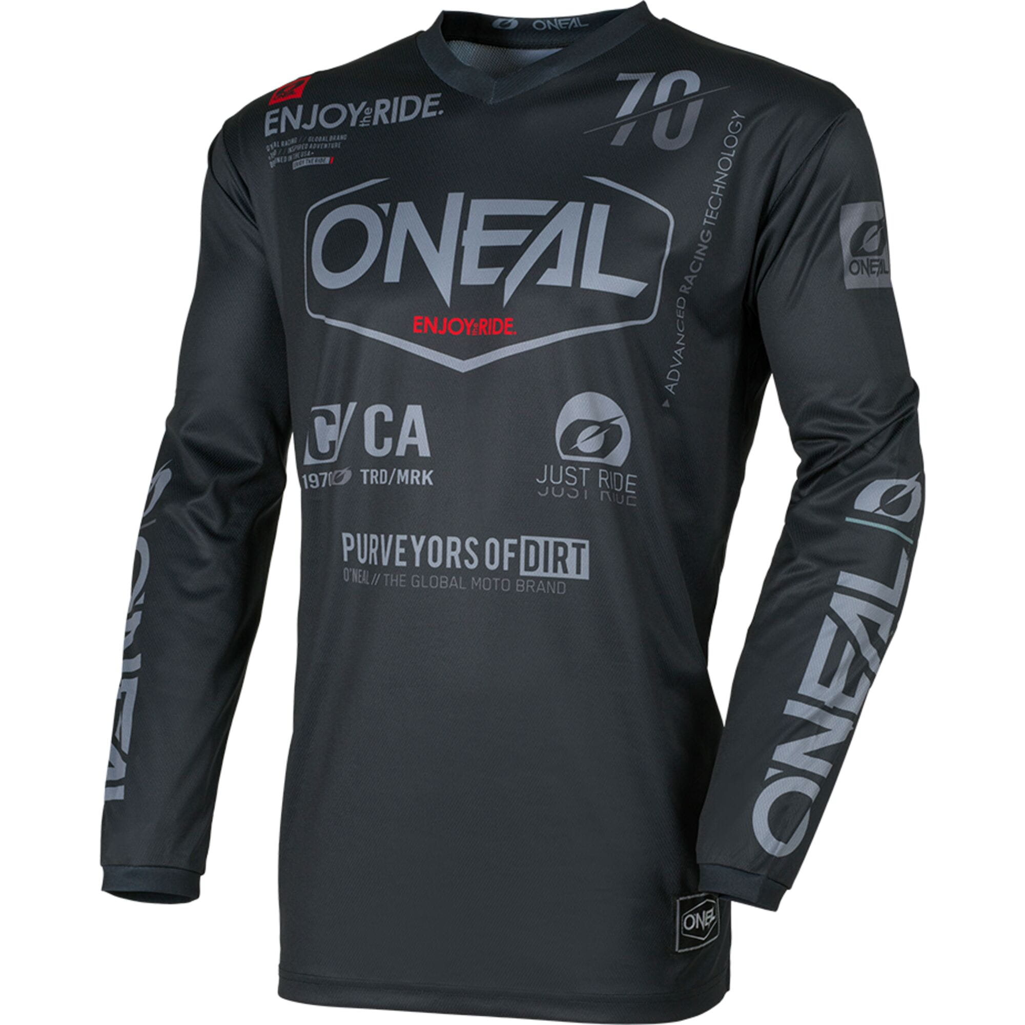 O'neal ELEMENT Jersey BRAND black/gray S