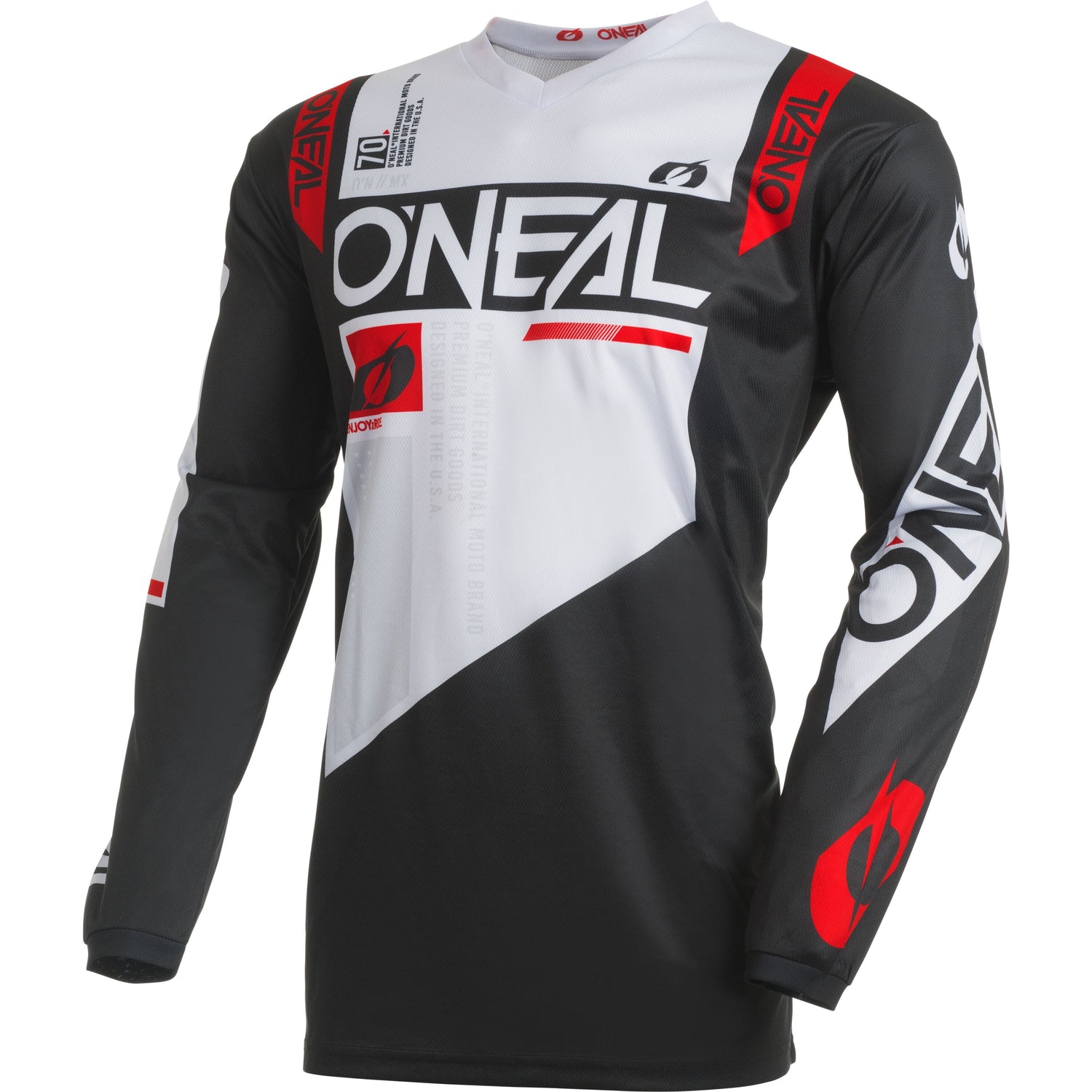 Oneal ELEMENT Jersey FACTOR Black/White XL - Black - X-Large