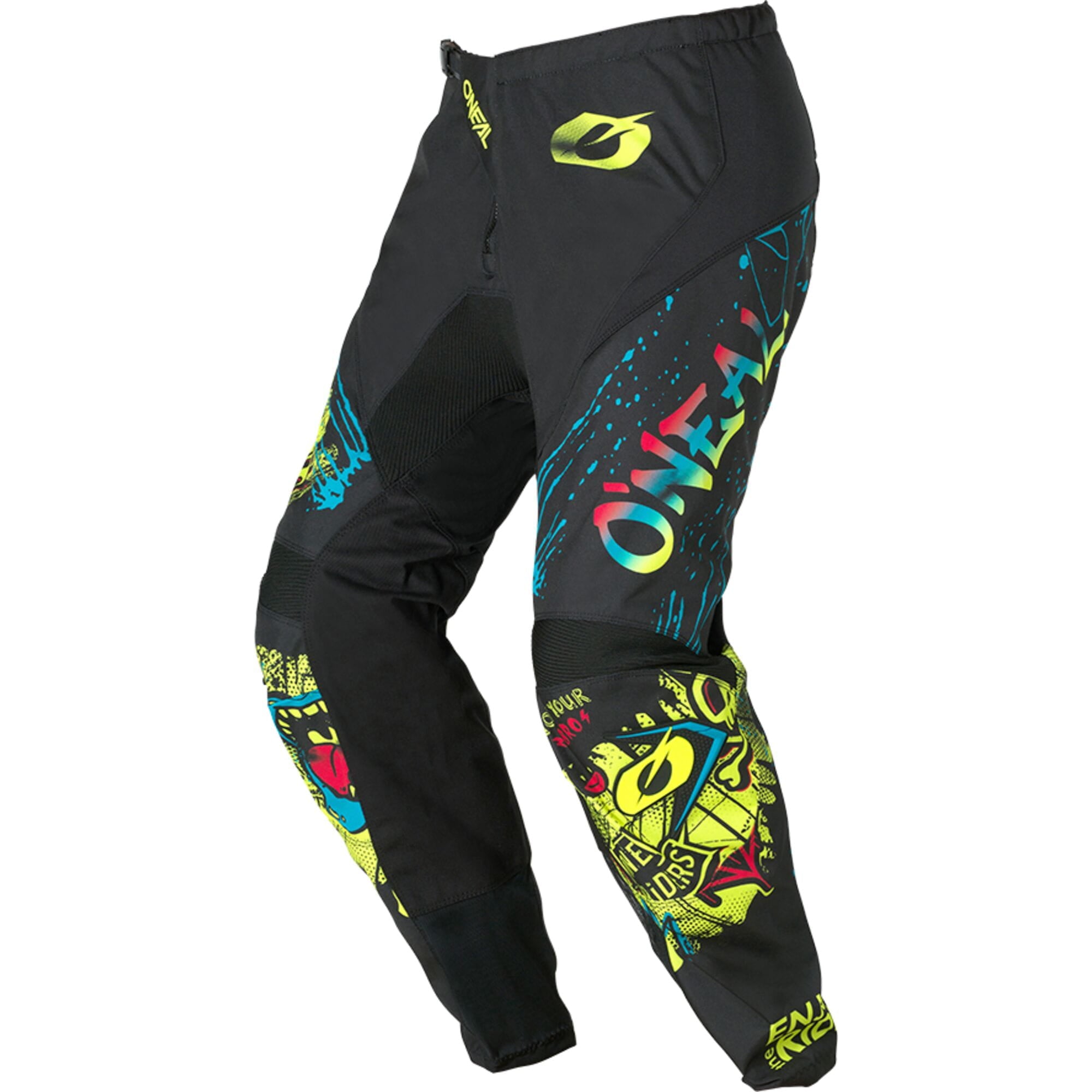 O'neal ELEMENT Youth Pants RANCID black/neon yellow 26 (152/164)