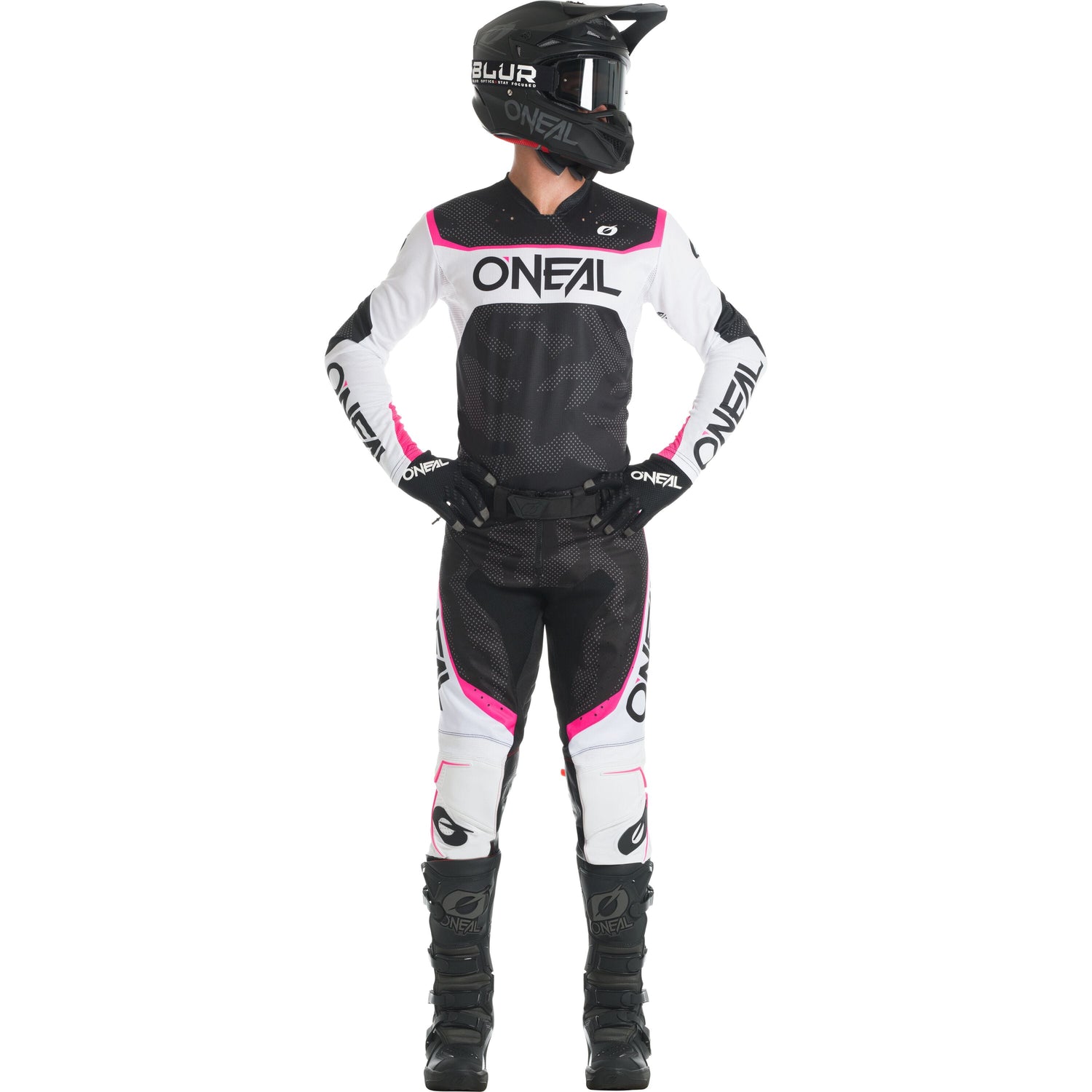 Oneal HARDWEAR Pants Camo Black/White 38 - Black - 38