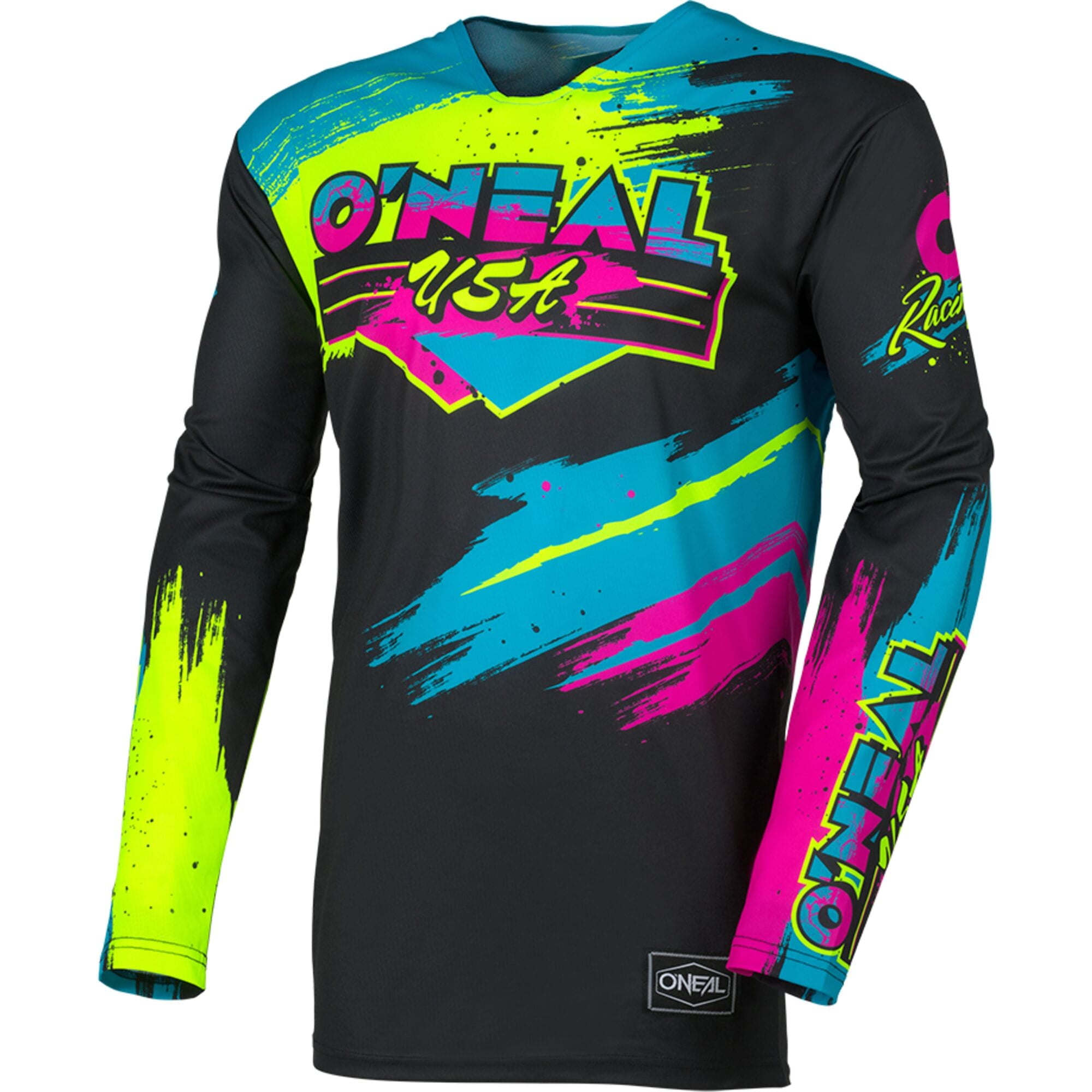 O'neal MAYHEM Jersey RESEDA black/neon yellow L