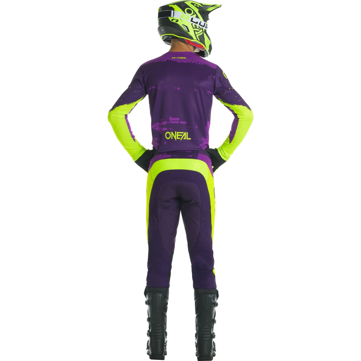 Oneal MAYHEM Pants PAINT Purple/Neon Yellow 38/54 - Purple - 38