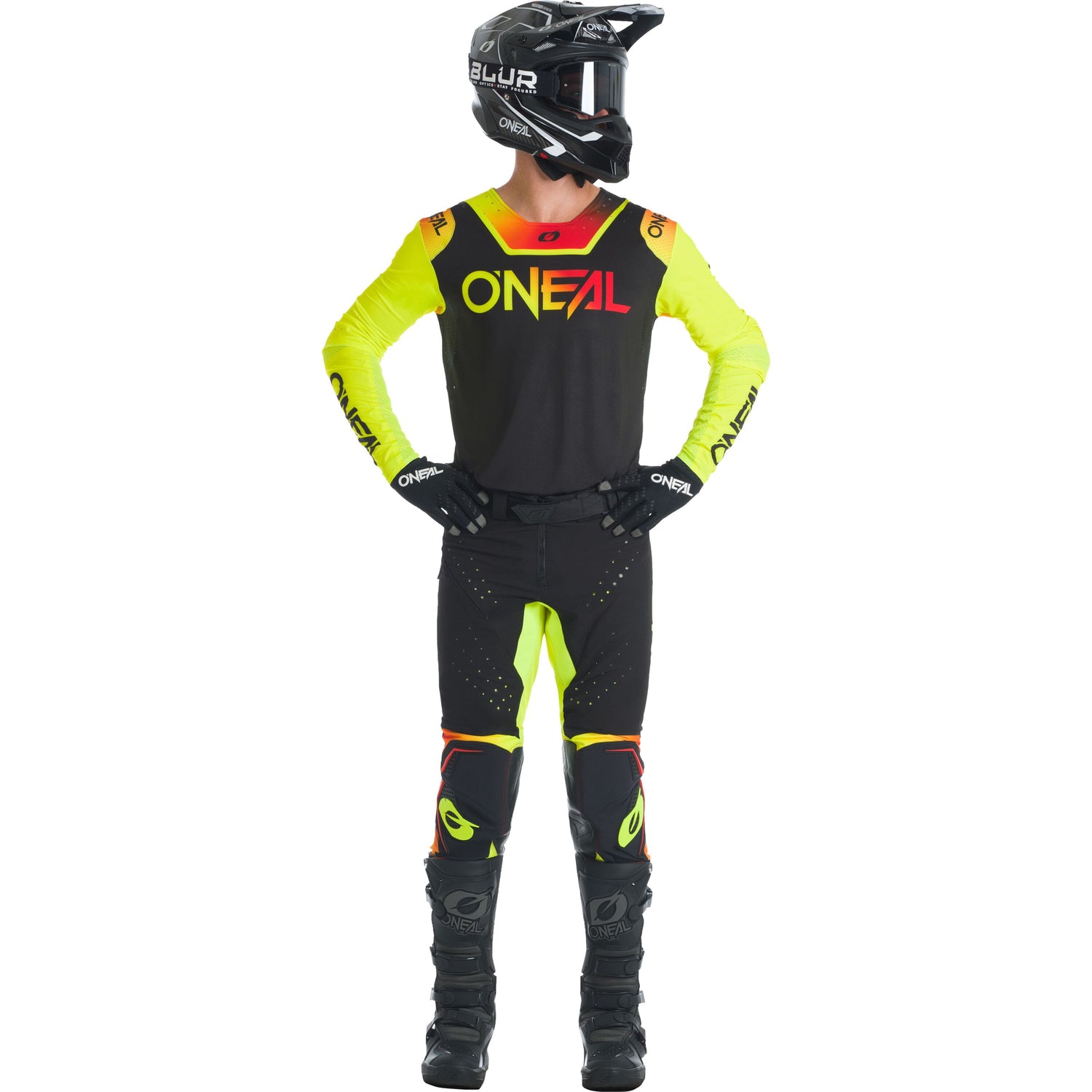 Oneal PRODIGY Jersey FIVE SIX Black/Neon Yellow XL - Black - X-Large